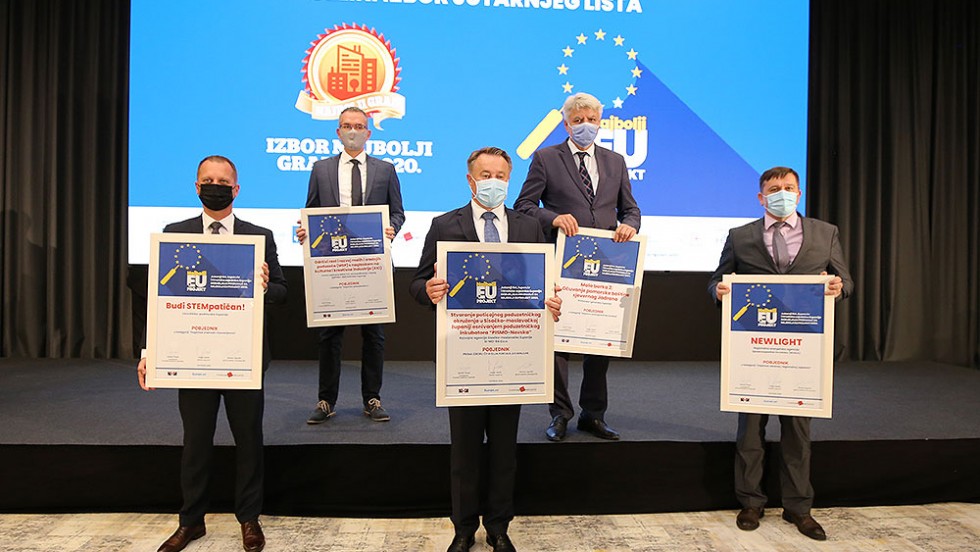 Dodijeljene nagrade Najbolji grad i EU projekt 2020.