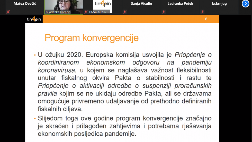 Održan webinar „Planiranje županijskih proračuna za razdoblje 2021.-2023.“