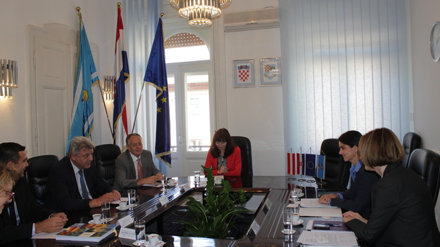 Župan Komadina održao sastanak s direktoricom Austrijskog ureda za vanjsku trgovinu u Hrvatskoj