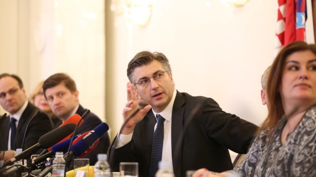 Premijer Plenković s predstavnicima Hrvatske zajednice županija o prijedlogu novih statističkih regija