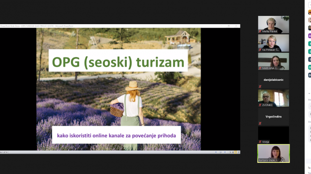 Održan webinar o korištenju online kanala za povećanje prihoda OPG-ova