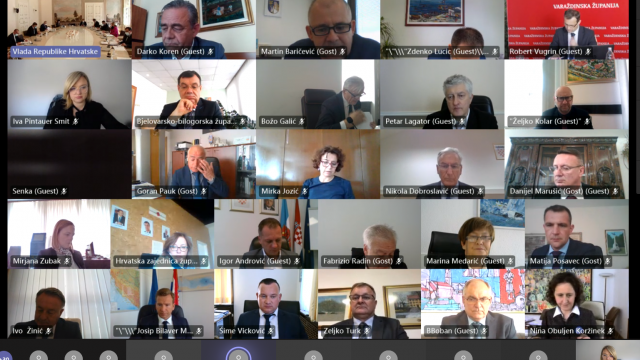 Sastanak s Vladom RH na temu cijepljenja i Nacionalnog plana oporavka i otpornosti