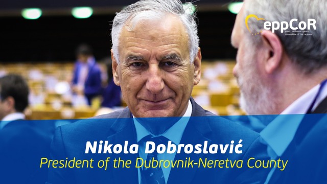 Župan Nikola Dobroslavić imenovan izvjestiteljem Europskog odbora regija za mišljenje „Paket mjera za proširenje EU-a za 2020.“